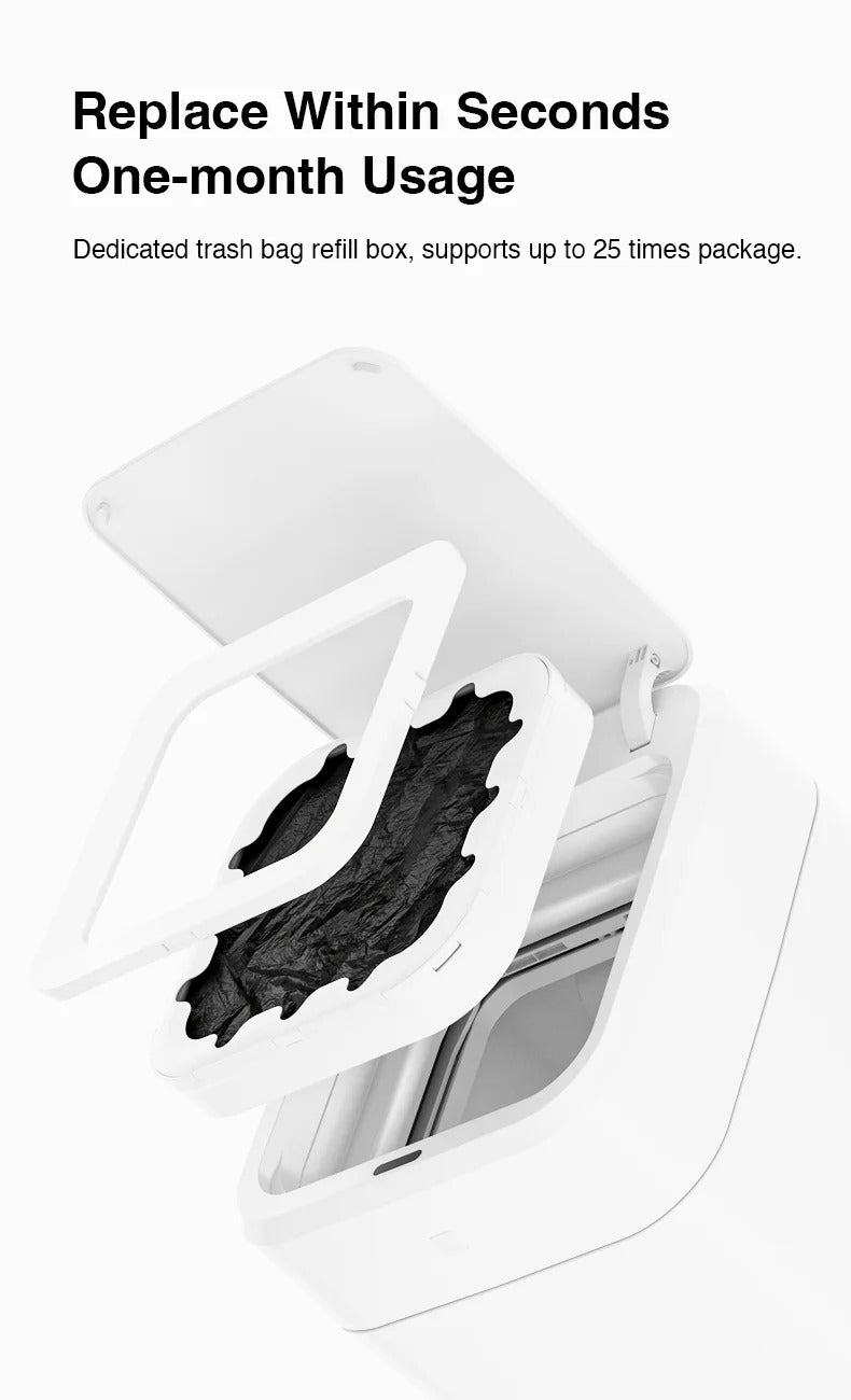 Išmanioji Šiukšliadėžė 17l Su Jutikliu Automatinė