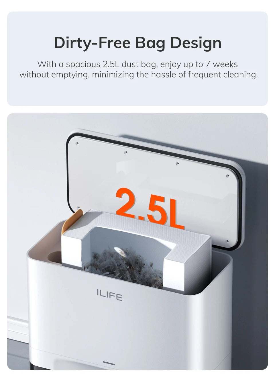 ILIFE A30 PRO robotas dulkių siurblys su plovimo funkcija